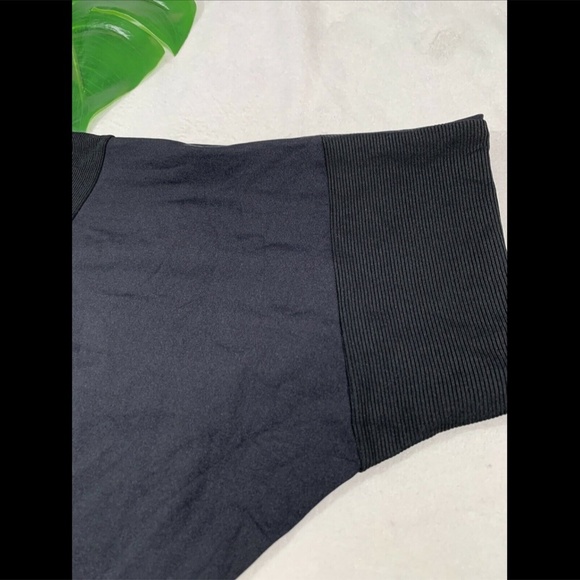 NWT $99 L Space Jackie High Waist Bitsy Cut Bikini Bottoms‎ Black [ Medium ] - Picture 11 of 12